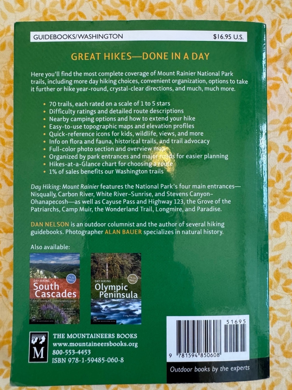 Day Hiking Guide Book - Mount Rainier, WA. National Park. Excellent Condition. - Picture 4 of 10